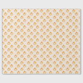 Autumn Pumpkins Geschenkpapier (Flach)