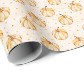 Autumn Pumpkins Geschenkpapier (Rolleneckpunkt)
