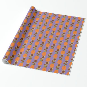 Autumn Pumpkins Gift Wrap Geschenkpapier