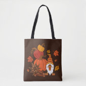 Autumn Pumpkins Gnome Speckkarte Tasche (Vorderseite)