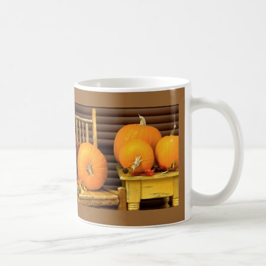 Autumn Pumpkins Kaffeetasse (Rechts)
