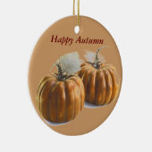 Autumn Pumpkins Keramikornament (Rechts)