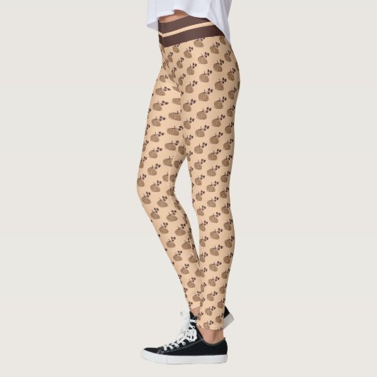 Autumn Pumpkins Leggings (Links)