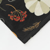 Autumn Pumpkins Muster Fleecedecke (Ecke)