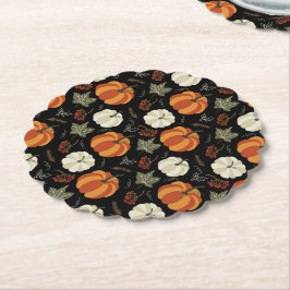 Autumn Pumpkins Muster Untersetzer
