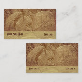 Autumn Pumpkins Nature Business Card Visitenkarte (Vorne/Hinten)