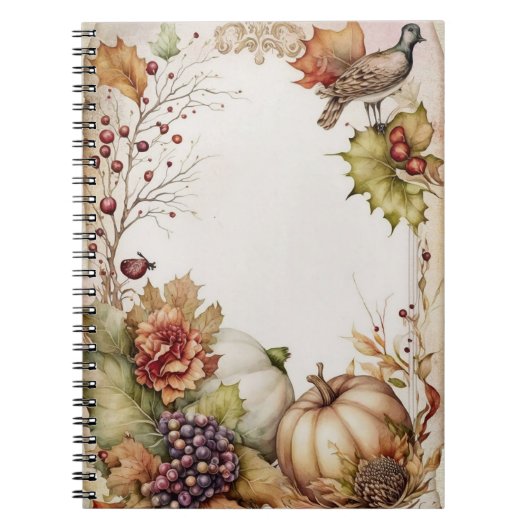 Autumn Pumpkins Notizblock (Vorderseite)