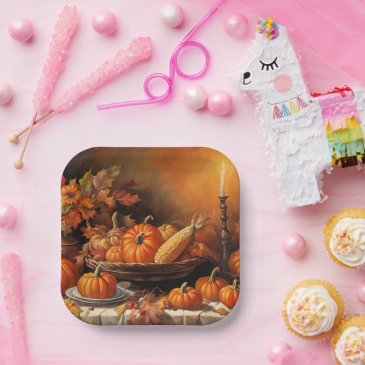 Autumn Pumpkins Pappteller (Party)