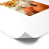 Autumn Pumpkins Poster (Ecke)