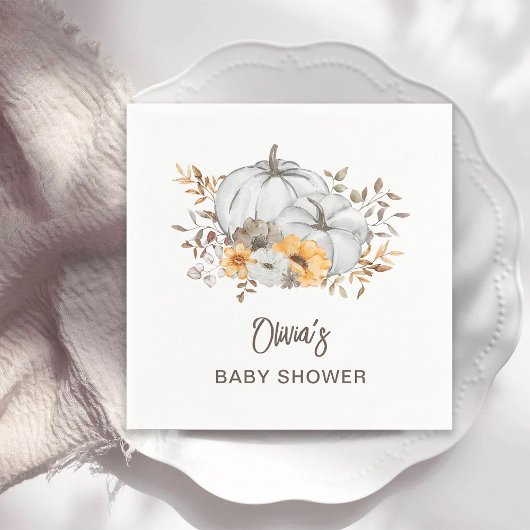 Autumn Pumpkins Serviette