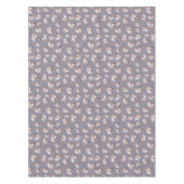 Autumn purple pumpkin gray floral watercolor tischdecke (Vorderseite)
