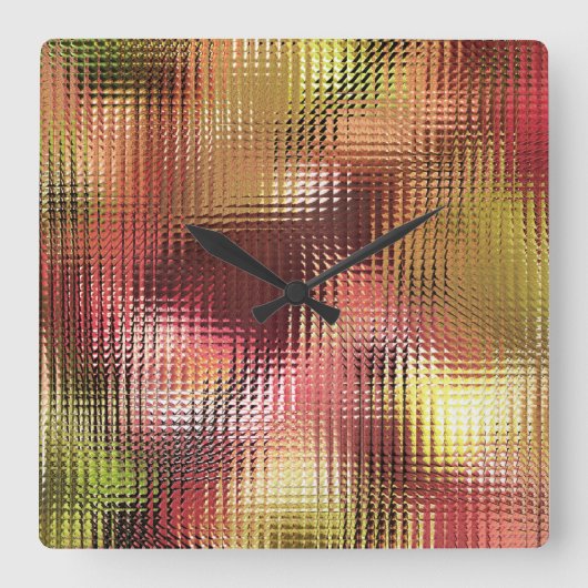 AUTUMN QUADRATISCHE WANDUHR (Vorderseite)