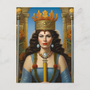 Autumn Queen Postcard Postkarte