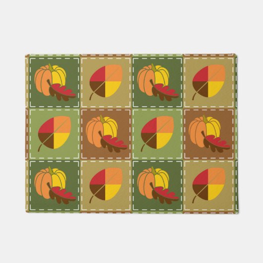 Autumn Quilt Doormat Fußmatte (Vorderseite)