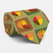 Autumn Quilt Men's Neck Tie Krawatte (Gerollt)