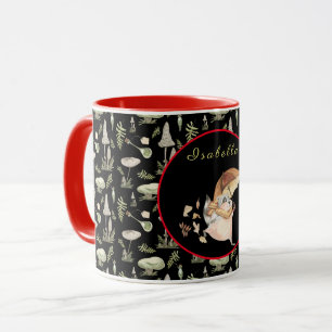 Autumn Raccoon Anpassen von Text und Farbe Tasse
