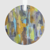 Autumn Rain Acrylic Ornament (Rückseite)