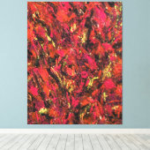 "Autumn Rains", Impressionism, abstract, acrylic Leinwanddruck (Insitu (Holzboden))