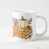 Autumn Reading - Cosy Books & Pumpkin Gewürz Jumbo-Tasse (Rechts)