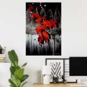 Autumn Red Poster (Heimbüro)