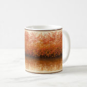 Autumn Reflection - Maple Lake Mug Kaffeetasse (VorderseiteRechts)