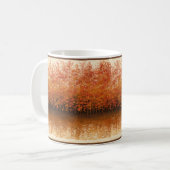 Autumn Reflection - Maple Lake Mug Kaffeetasse (Vorderseite Links)