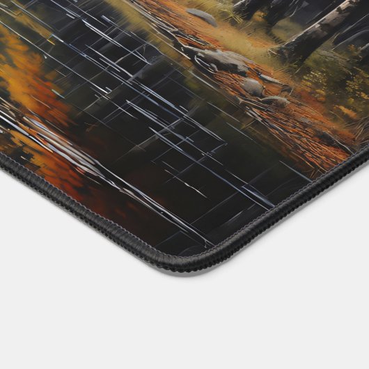 Autumn Reflections Schreibtischunterlage (Ecke)