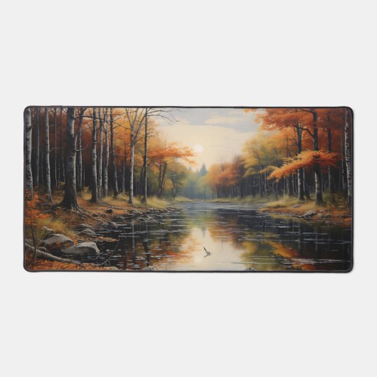 Autumn Reflections Schreibtischunterlage (Vorderseite)