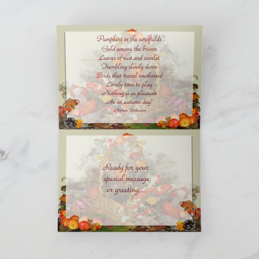 AUTUMN-REGELUNG ~ Karte (Innenseite)