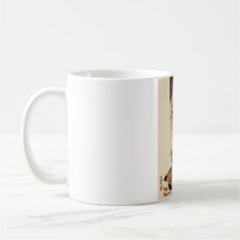 "Autumn Reverie" Japanese Cat in Kimono Art Kaffeetasse