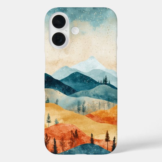 Autumn Ridge Glow Phone Case (Rückseite)