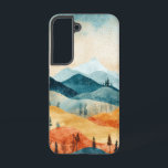 Autumn Ridge Glow Phone Case Samsung Galaxy Hülle<br><div class="desc">Warme Herbstfarben kaskadieren einen bewaldeten Bergkamm hinunter und bringen gemütlichen,  nostalgischen Charme in Ihren Alltag.</div>