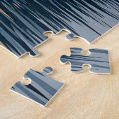 Autumn Riverside European City Illustration Art Puzzle (Seite)