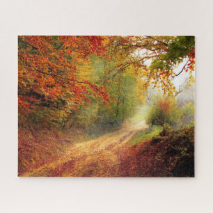 Autumn Road Jigsaw Puzzle