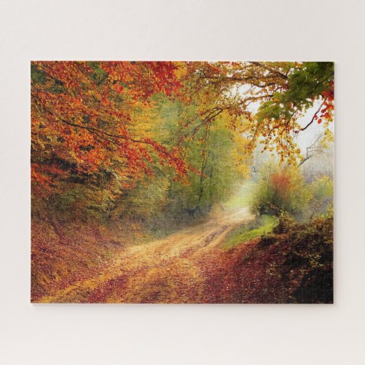 Autumn Road Jigsaw Puzzle (Horizontal)