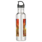 Autumn Road - KidsArt for CHOC Edelstahlflasche (Rückseite)