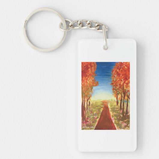 Autumn Road - KidsArt for CHOC Schlüsselanhänger (Vorderseite)