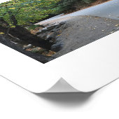 Autumn Road Yosemite Color Fotografie Poster (Ecke)