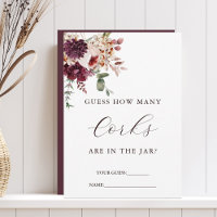 Autumn Romance rät, wie viele Corks Game Card