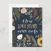 Autumn Romance V | Eine wahre Liebesgeschichte end Postkarte (Vorne/Hinten)