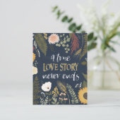 Autumn Romance V | Eine wahre Liebesgeschichte end Postkarte (Stehend Vorderseite)