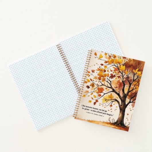 Autumn Roots, Fresh Starts – Back to School Notizblock (Innenseite)