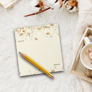 Autumn Rustic Botanicals personalisieren Verwendun Notizblock