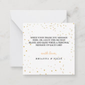 Autumn Rustic Burgundy Calligraphy Foto vielen Dan Mitteilungskarte (Rückseite)