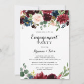 Autumn Rustic Modern Calligraphy Engagement Party Einladung (Vorderseite)