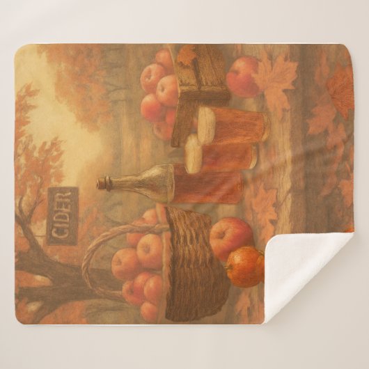 Autumn’s Pour - Rustic Cider Tasting Sherpadecke (Vorderseite (Horizontal))