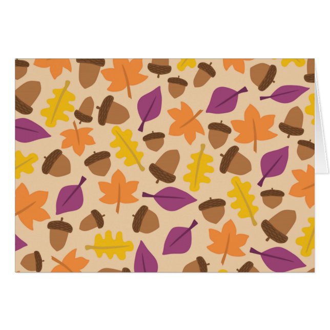 AUTUMN SAISON PATTERN (Vorderseite (Horizontal))