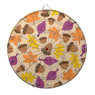 AUTUMN SAISON PATTERN DARTSCHEIBE