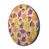 AUTUMN SAISON PATTERN DARTSCHEIBE (Vorderseite rechts)