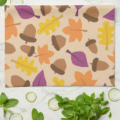 AUTUMN SAISON PATTERN HANDTUCH (Gefaltet)